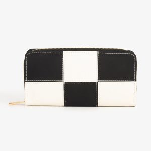 Soft Grain Two-tone Wallet